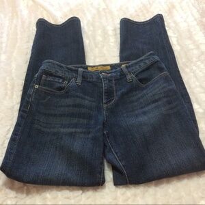 Seven7 Women's Straight Leg Jeans - Dark Blue